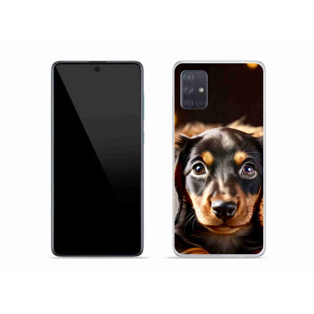 Gél borítás mmCase Samsung Galaxy A51 készülékhez - tacskó