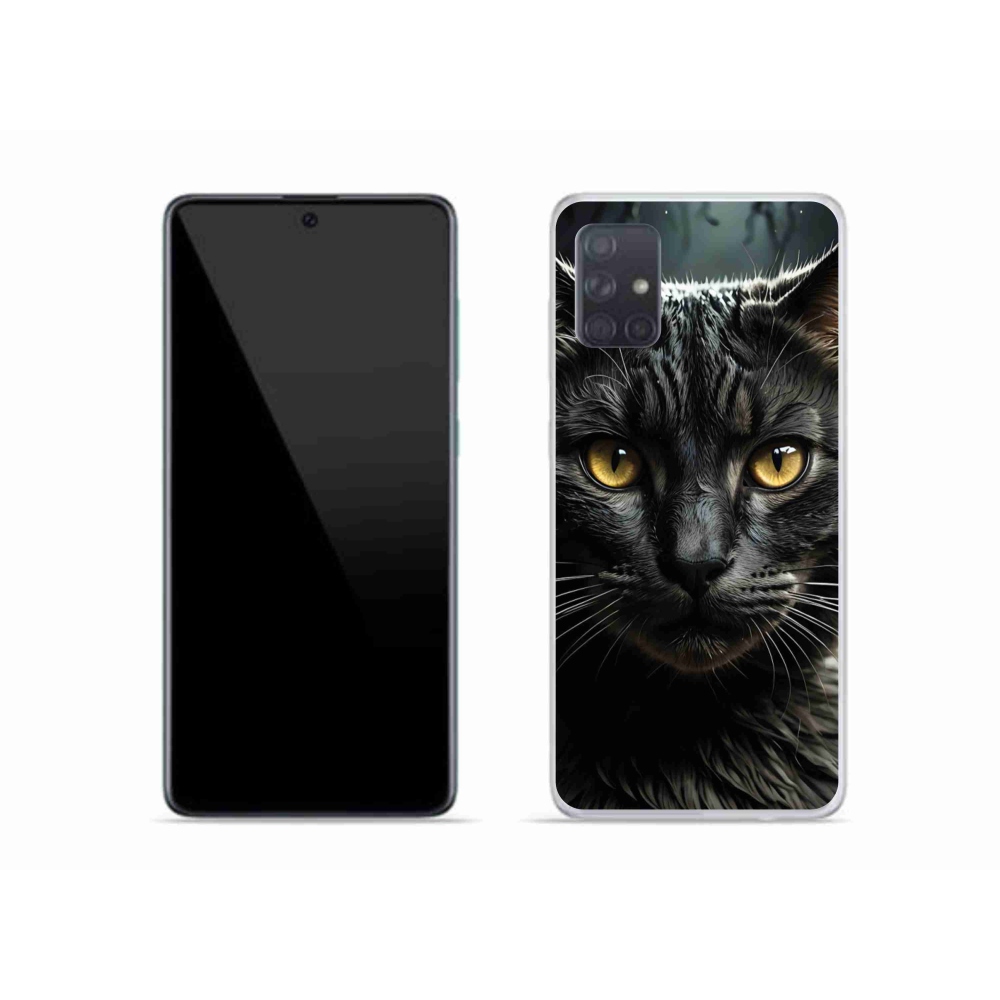 Zselés borítás mmCase Samsung Galaxy A51 - cat view 3