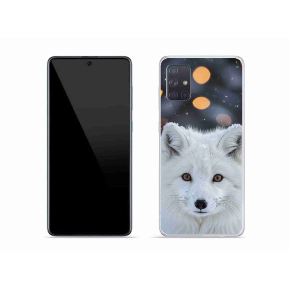 Zselés borítás mmCase Samsung Galaxy A51 készülékhez - polár róka