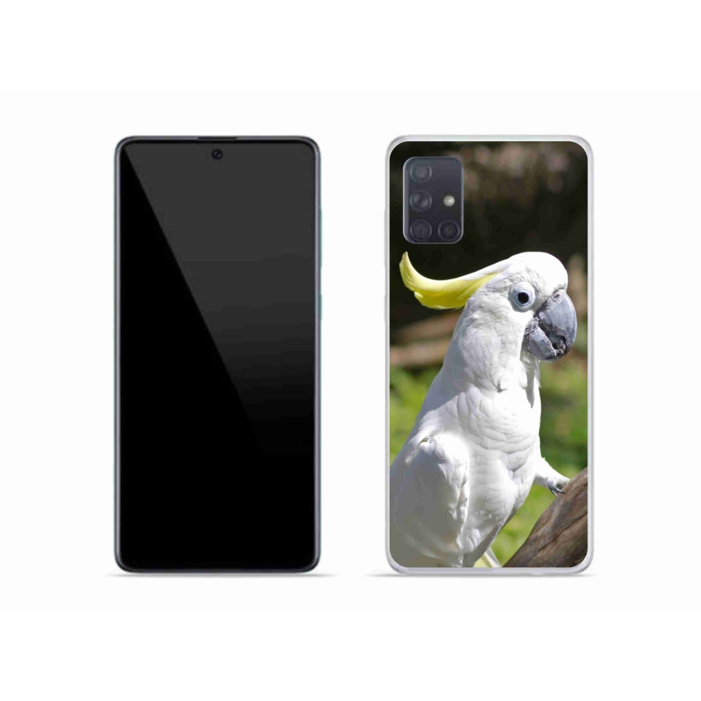 Gél borítás mmCase Samsung Galaxy A51 készülékhez - papagáj kakadu 2
