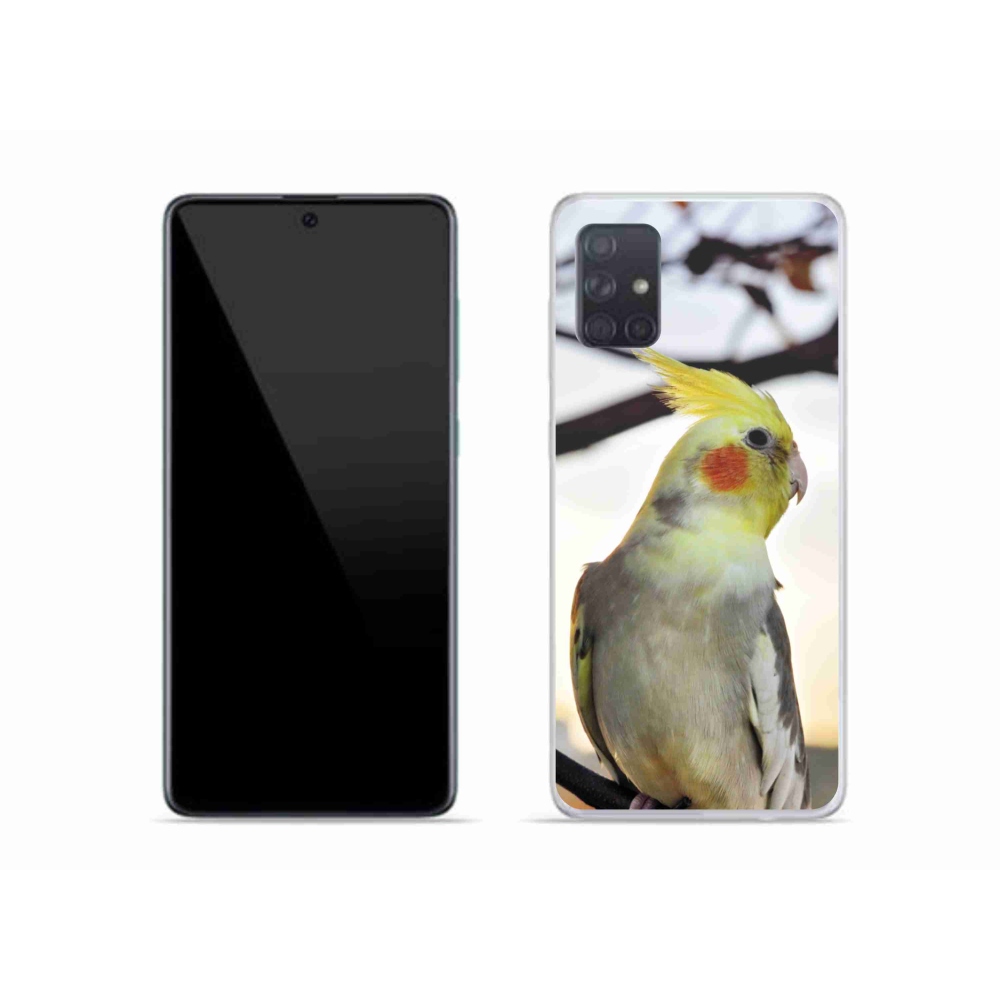 Gél borítás mmCase Samsung Galaxy A51 készülékhez - papagáj korela