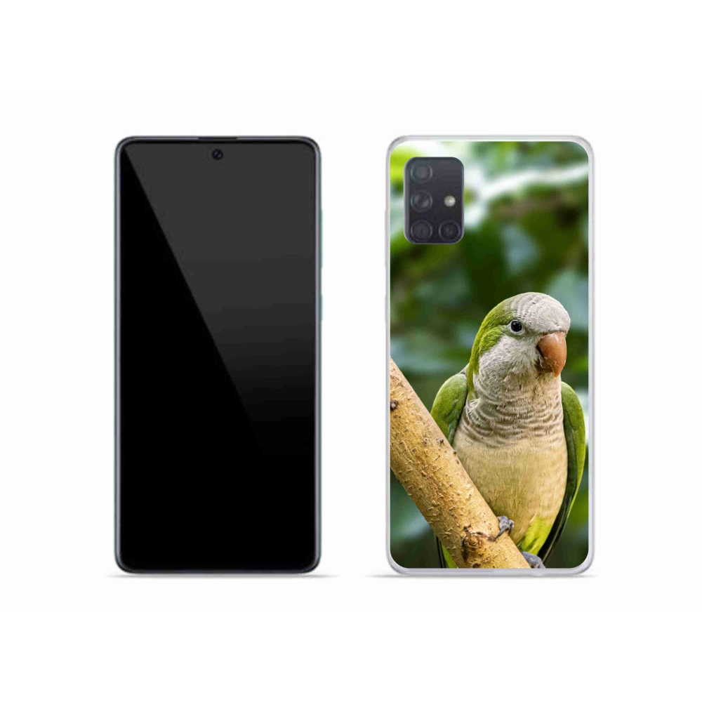 Zselés borítás mmCase Samsung Galaxy A51 készülékhez - papagáj