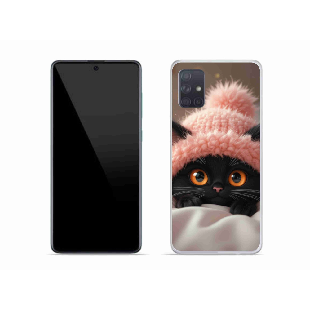 Gél borítás mmCase Samsung Galaxy A51 - aranyos cica 7