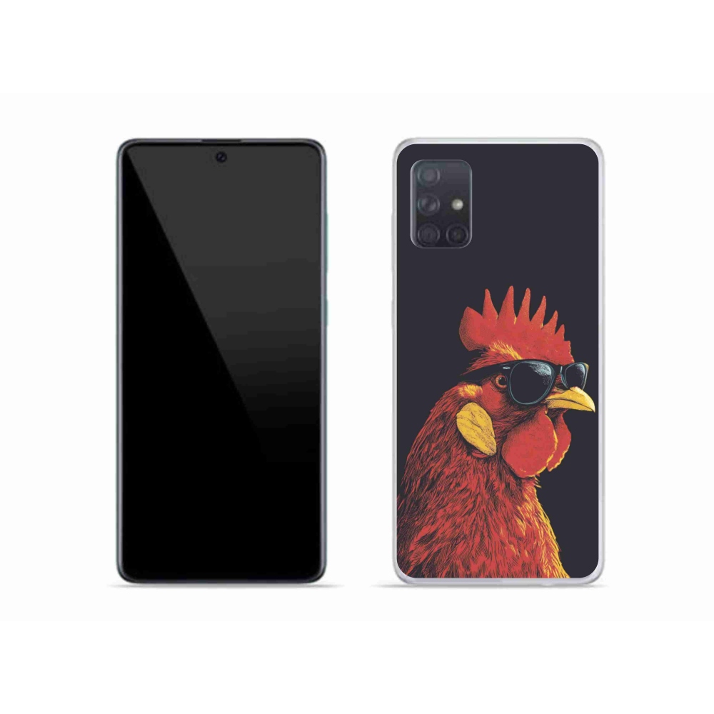 Gél védőhuzat mmCase Samsung Galaxy A51 készülékhez - stílusos kakas