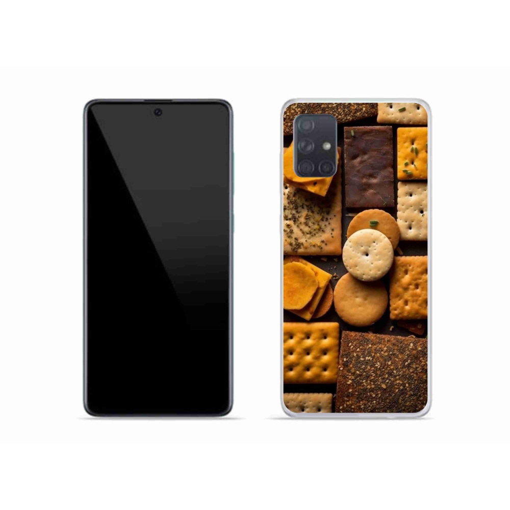 Zselés borítás mmCase Samsung Galaxy A51 készülékhez - kekszek
