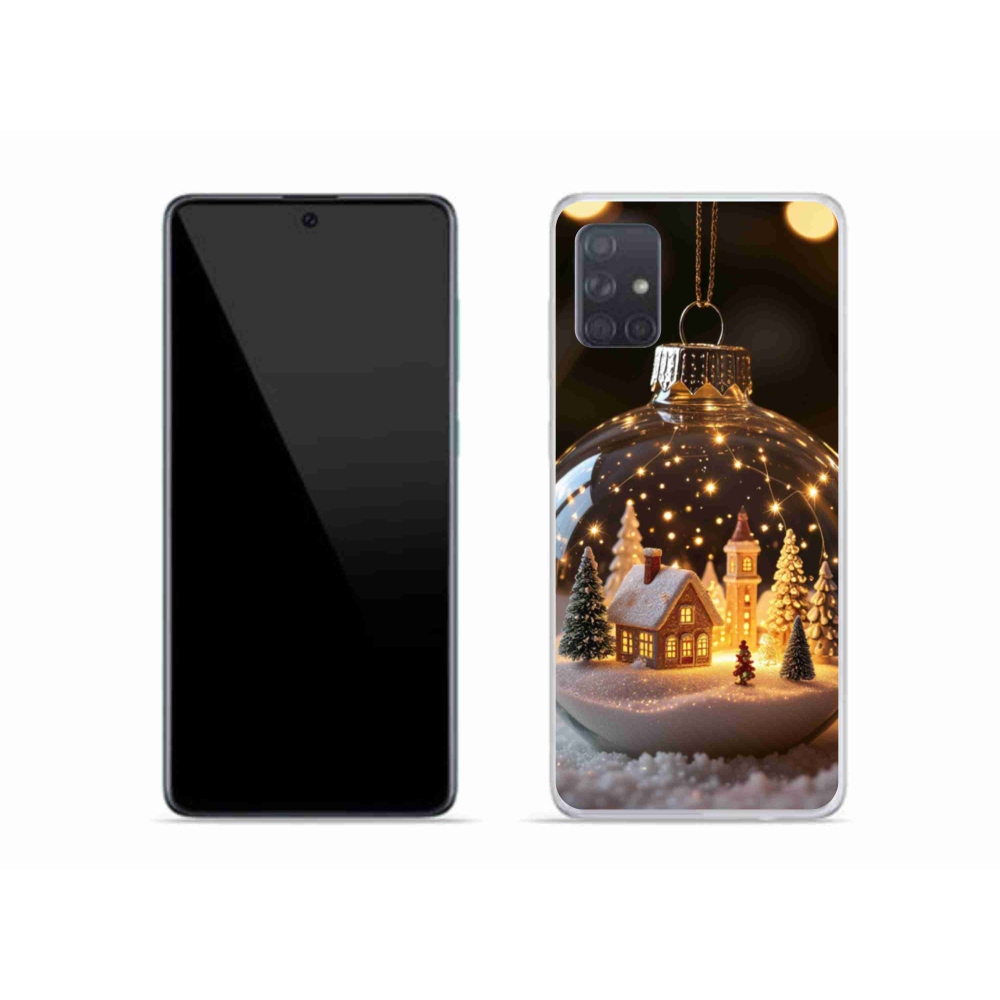 Gél borítás mmCase Samsung Galaxy A51 - Karácsonyi gömbök 3