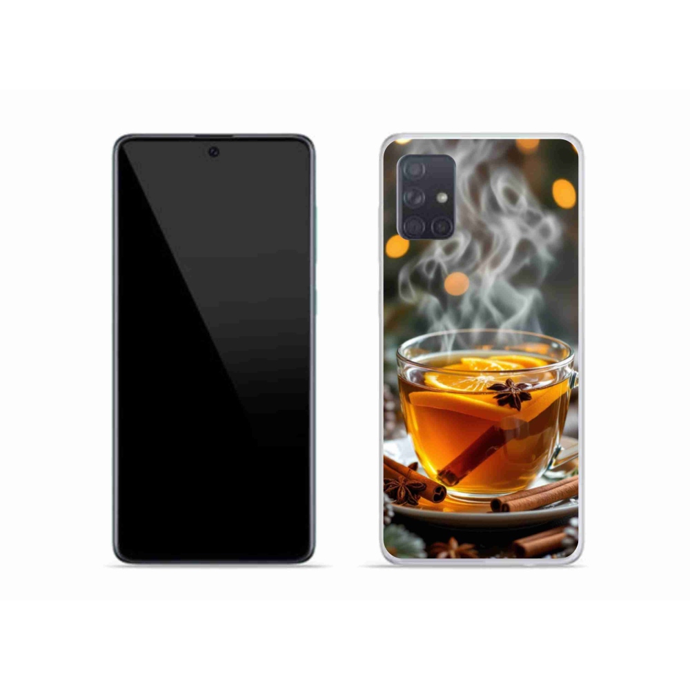 Gél borítás mmCase Samsung Galaxy A51 - karácsonyi lyukasztás