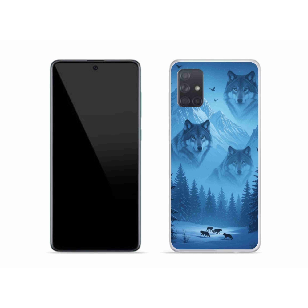 Gél védőhuzat mmCase Samsung Galaxy A51 - farkas csomag
