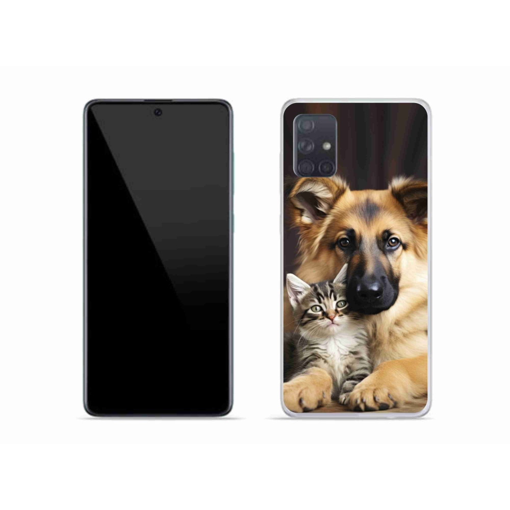 Gél borítás mmCase Samsung Galaxy A51 - állatbarátság