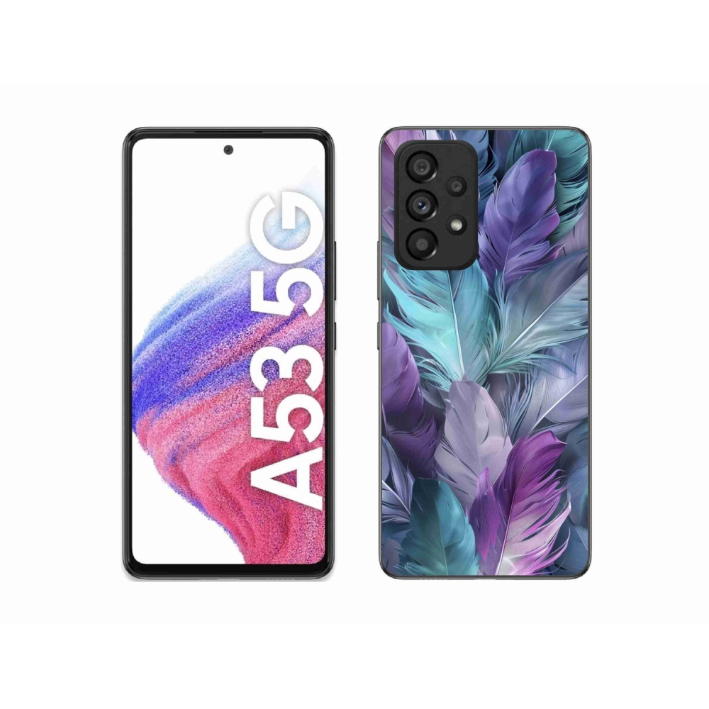 Zselés borítás mmCase Samsung Galaxy A53 - színes toll 2