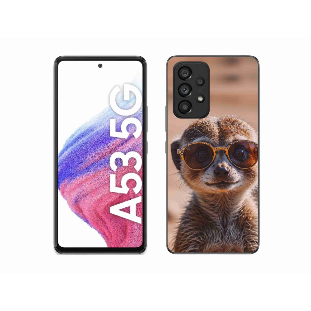 Gél borítás mmCase Samsung Galaxy A53 - stílusos surikata