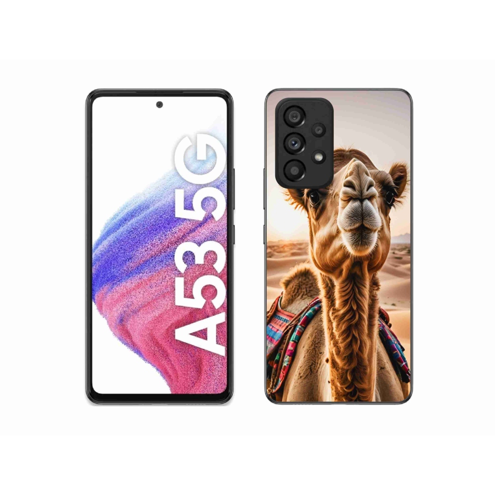 Gél védőhuzat mmCase Samsung Galaxy A53 készülékhez - teve színű