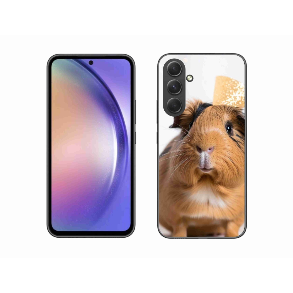 Zselés borítás mmCase Samsung Galaxy A54 5G - barna tengerimalachoz