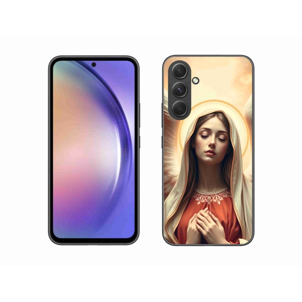 Zselés borítás mmCase Samsung Galaxy A54 5G - vallási motívumhoz