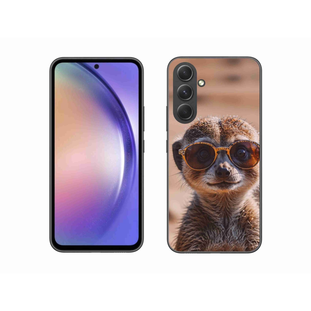 Gél borítás mmCase Samsung Galaxy A54 5G - stílusos surikata