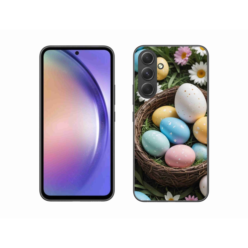 Gél védőhuzat mmCase Samsung Galaxy A54 5G - Húsvéti tojások 2
