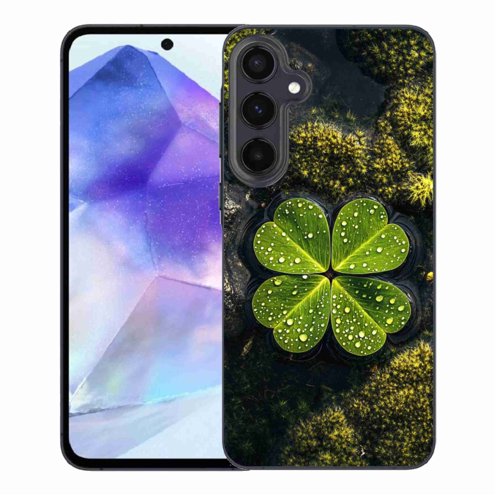 Gél borítás mmCase Samsung Galaxy A55 5G - négylevelű lóhere