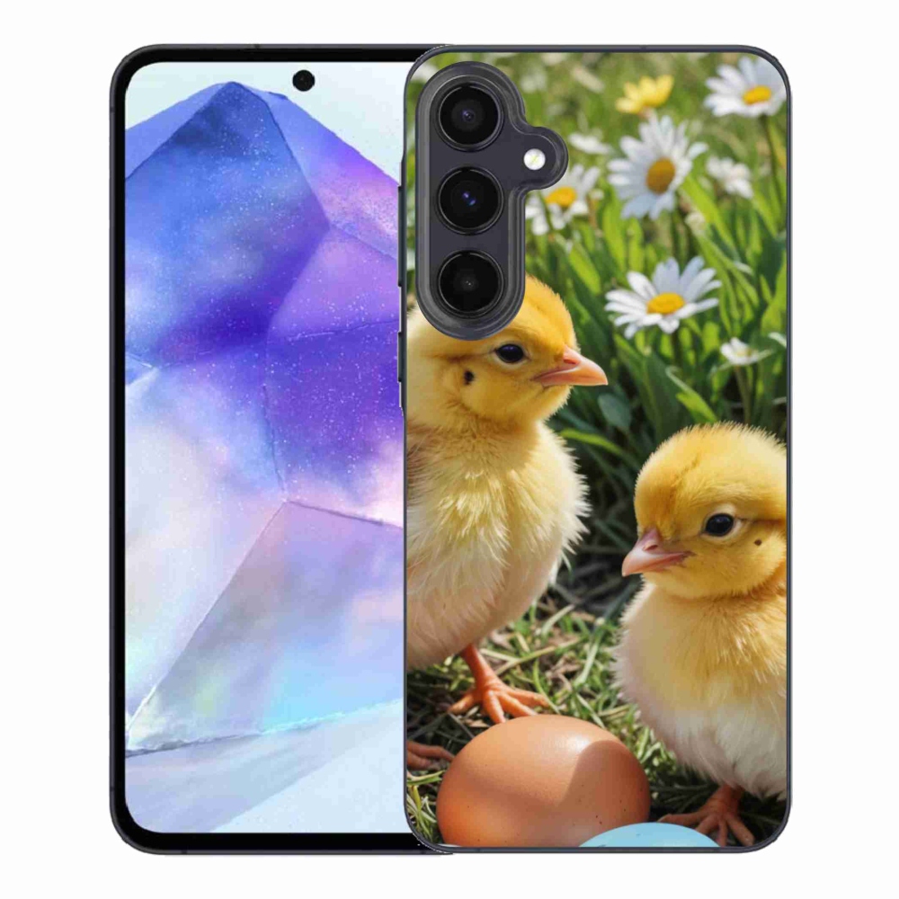 Zselés borítás mmCase Samsung Galaxy A55 5G - csirkékhez