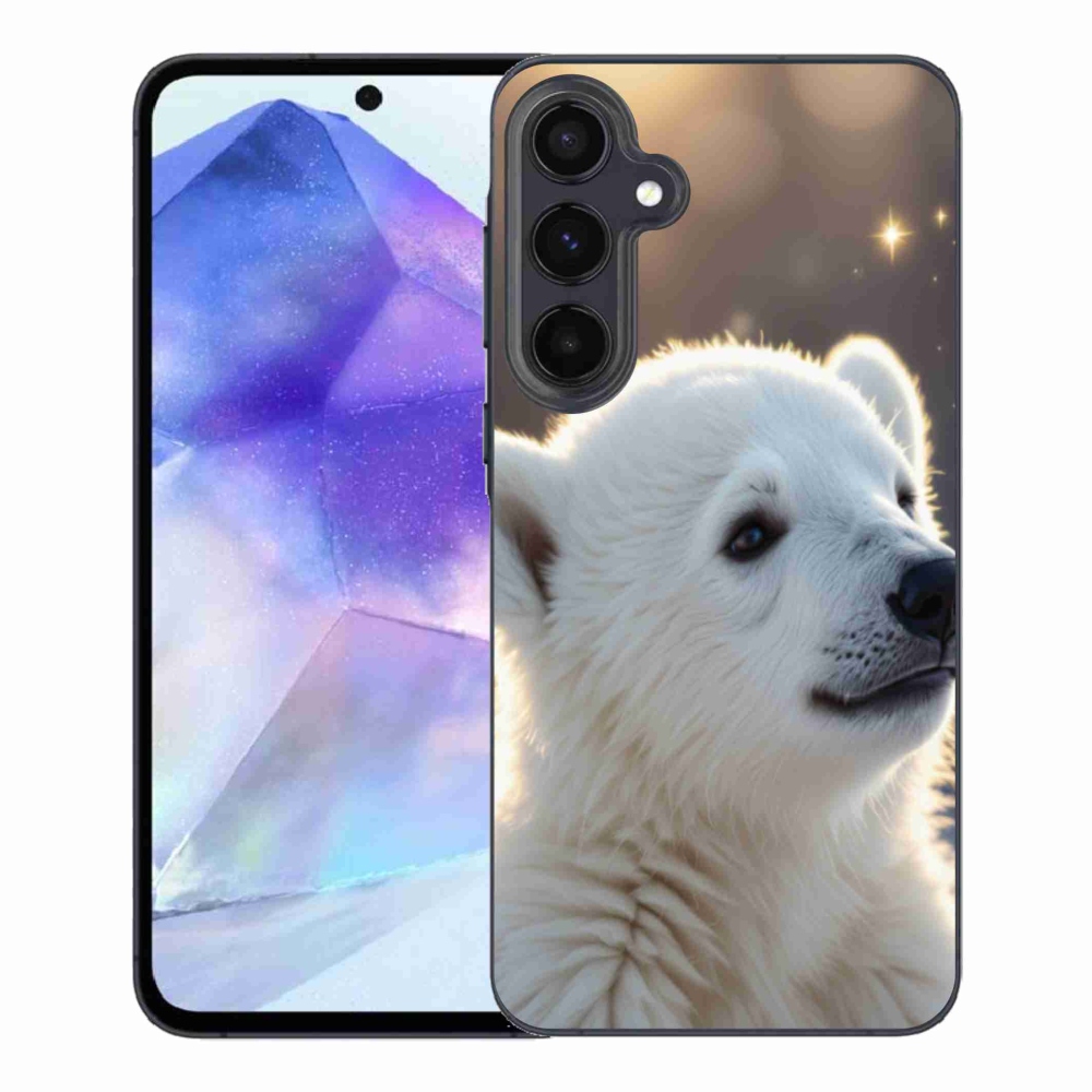 Zselés borítás mmCase Samsung Galaxy A55 5G - jegesmedve