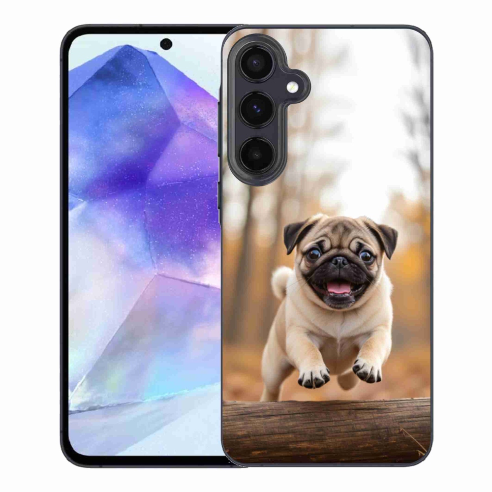 Zselés borítás mmCase Samsung Galaxy A55 5G - mopsz 2