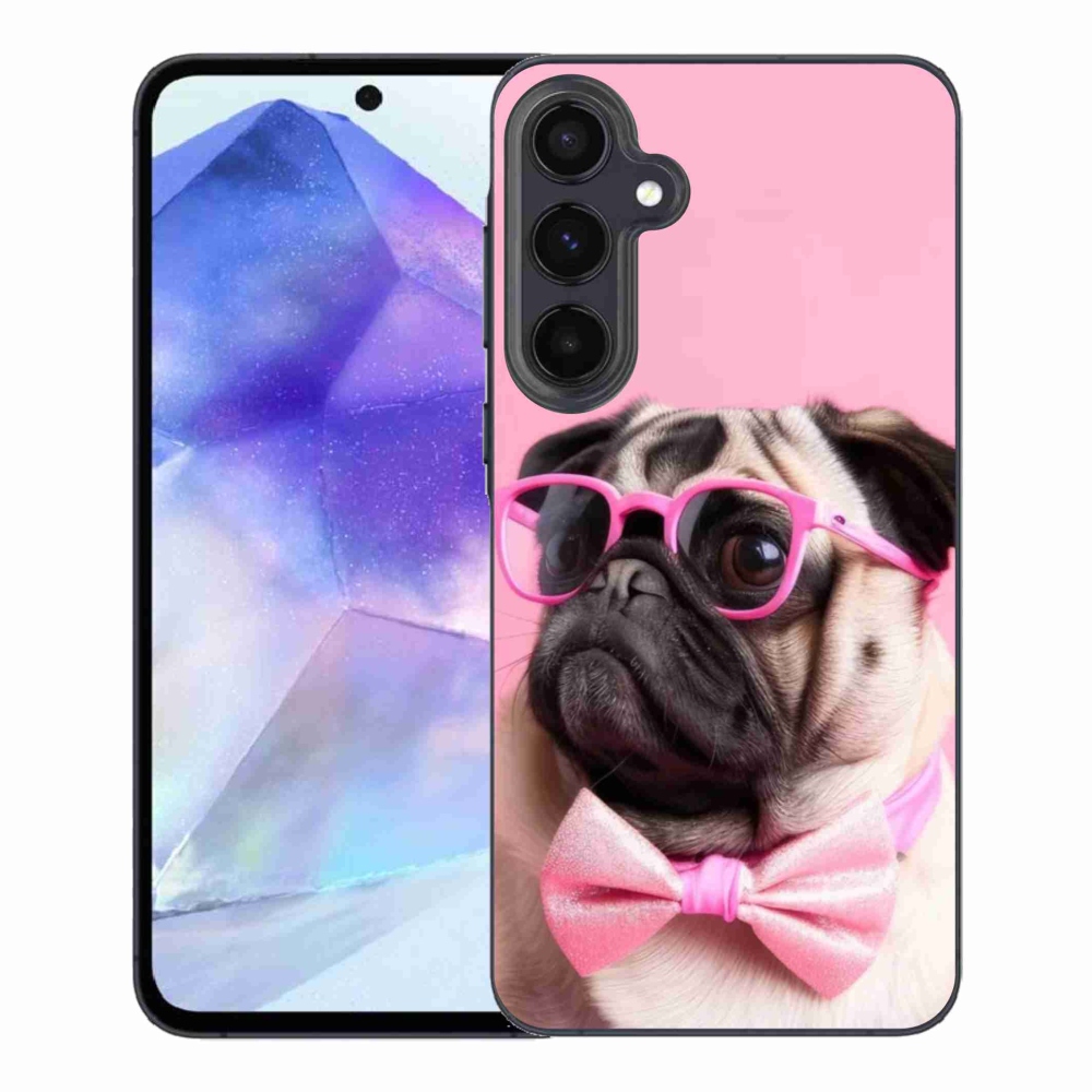 Gél borítás mmCase Samsung Galaxy A55 5G - stílusos mopsz - Samsung Galaxy A55 5G - gél tok