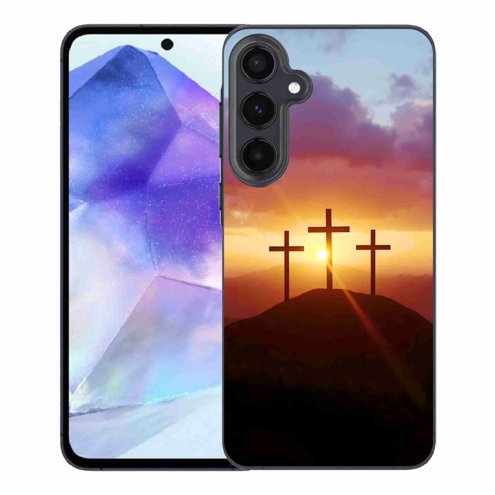 Gél borítás mmCase Samsung Galaxy A55 5G - három kereszt