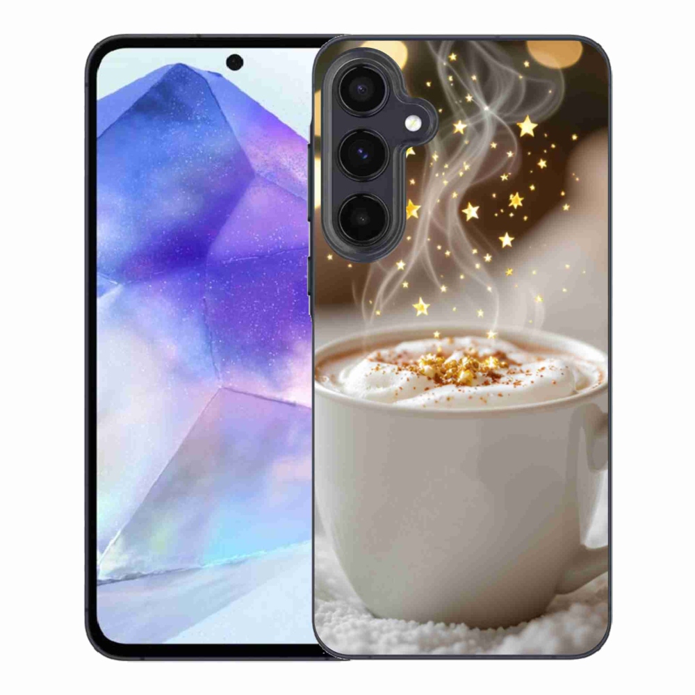 Gél borítás mmCase Samsung Galaxy A55 5G - Karácsonyi forró ital