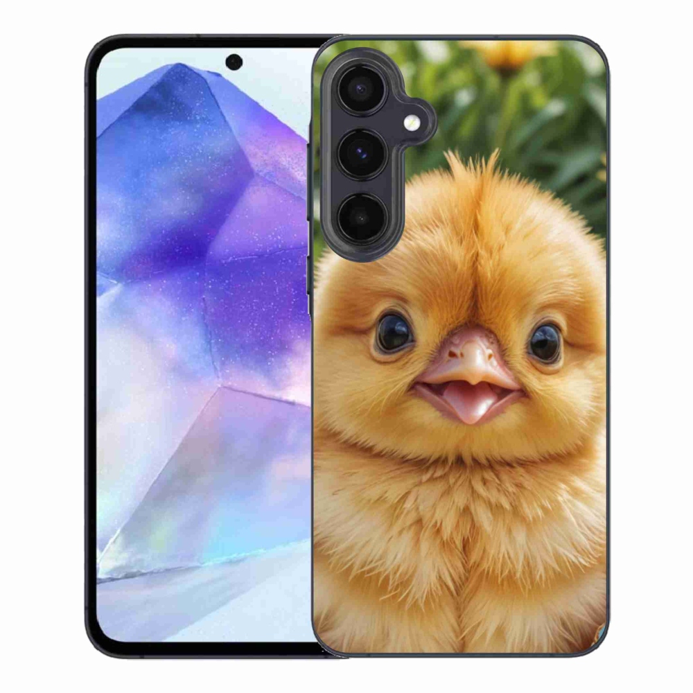 Gél borító mmCase Samsung Galaxy A55 5G - boldog csaj - Samsung Galaxy A55 5G - boldog csaj