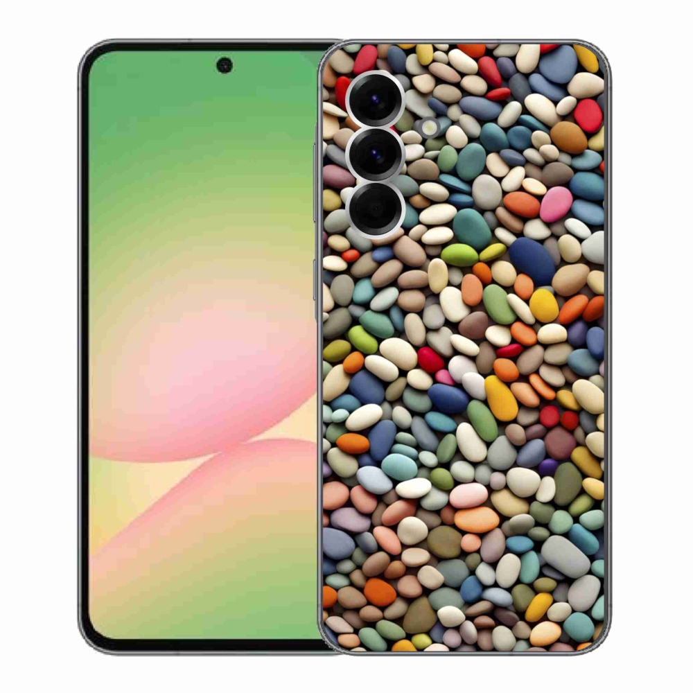 Zselés borítás mmCase Samsung Galaxy A56 5G - színes strasszkövek 2