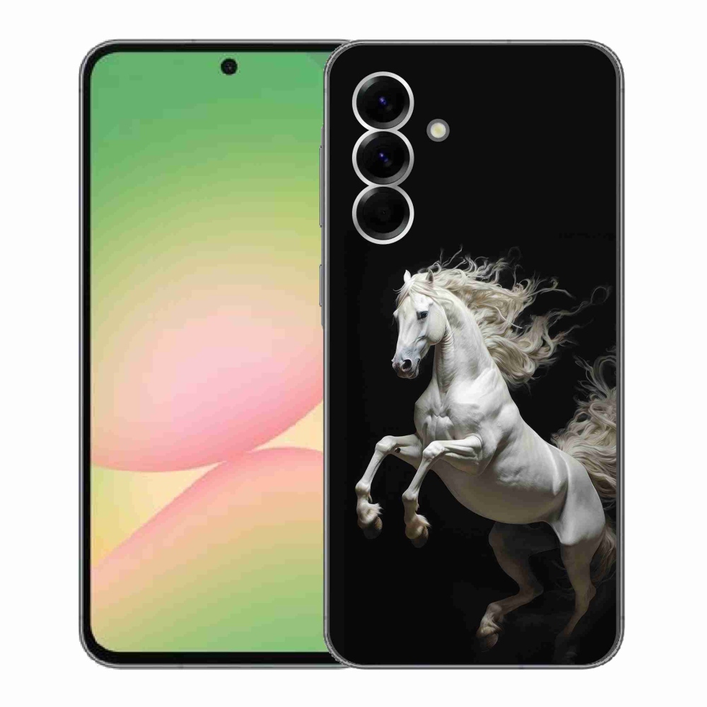 Zselés borítás mmCase Samsung Galaxy A56 5G - fehér ló 4