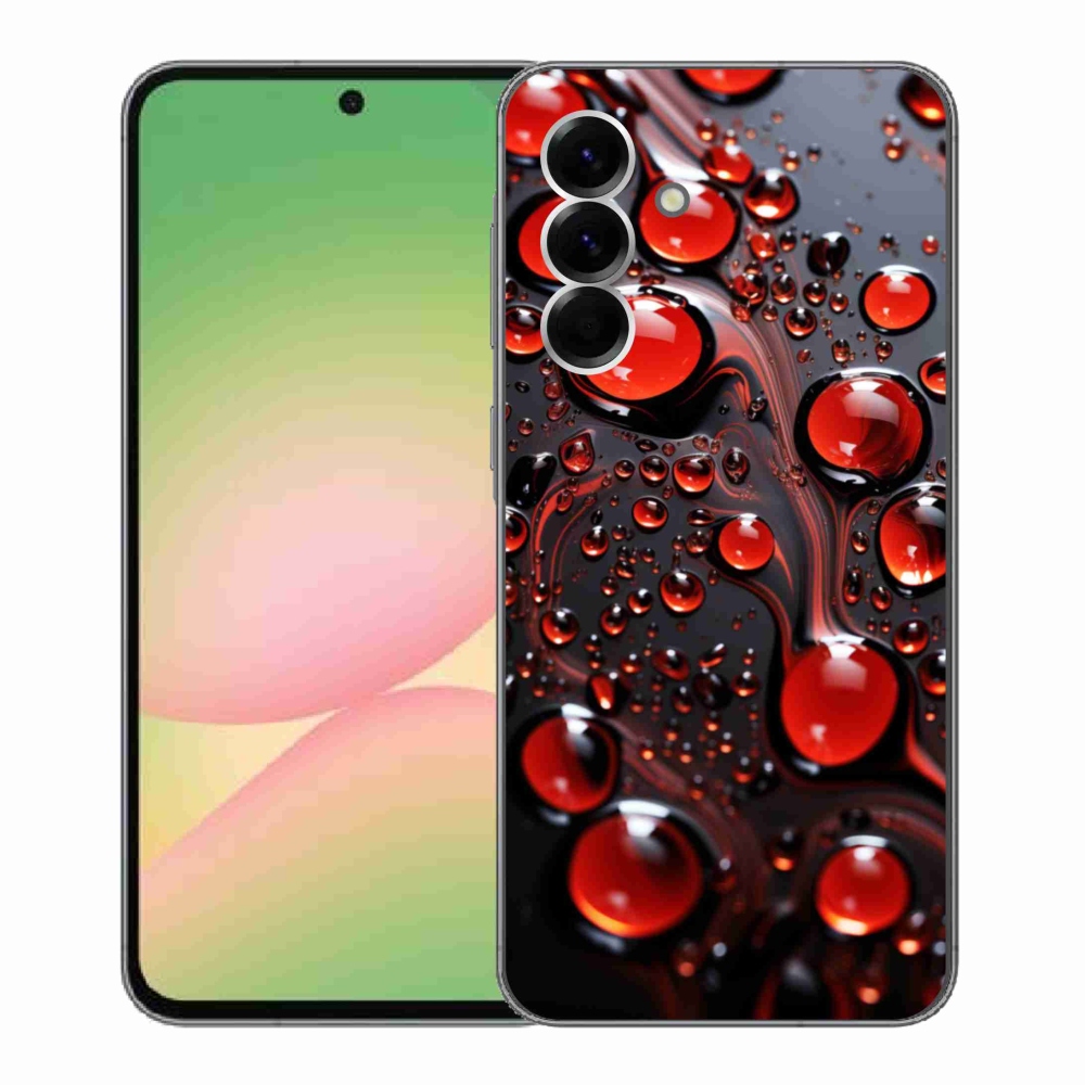 Gél védőhuzat mmCase Samsung Galaxy A56 5G - piros csepp 2