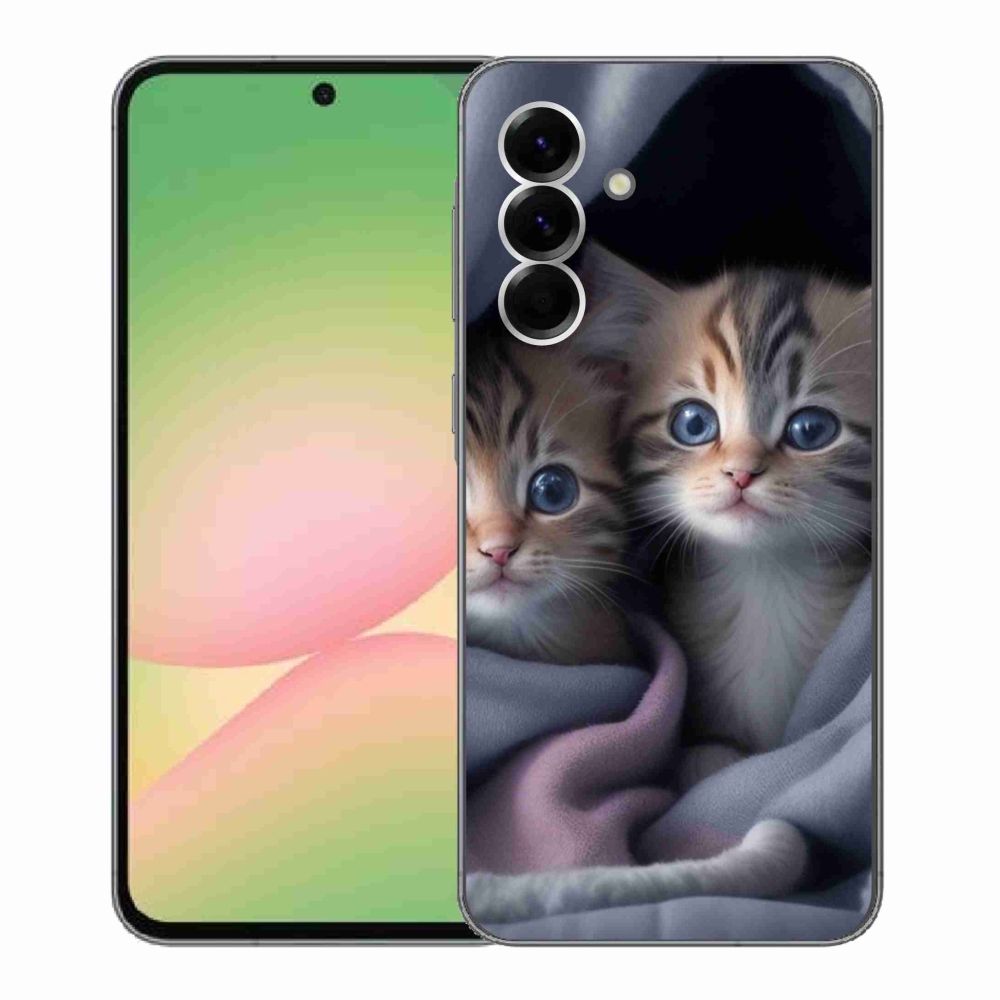 Gél védőburkolat mmCase Samsung Galaxy A56 5G - cat duo 2 - számára