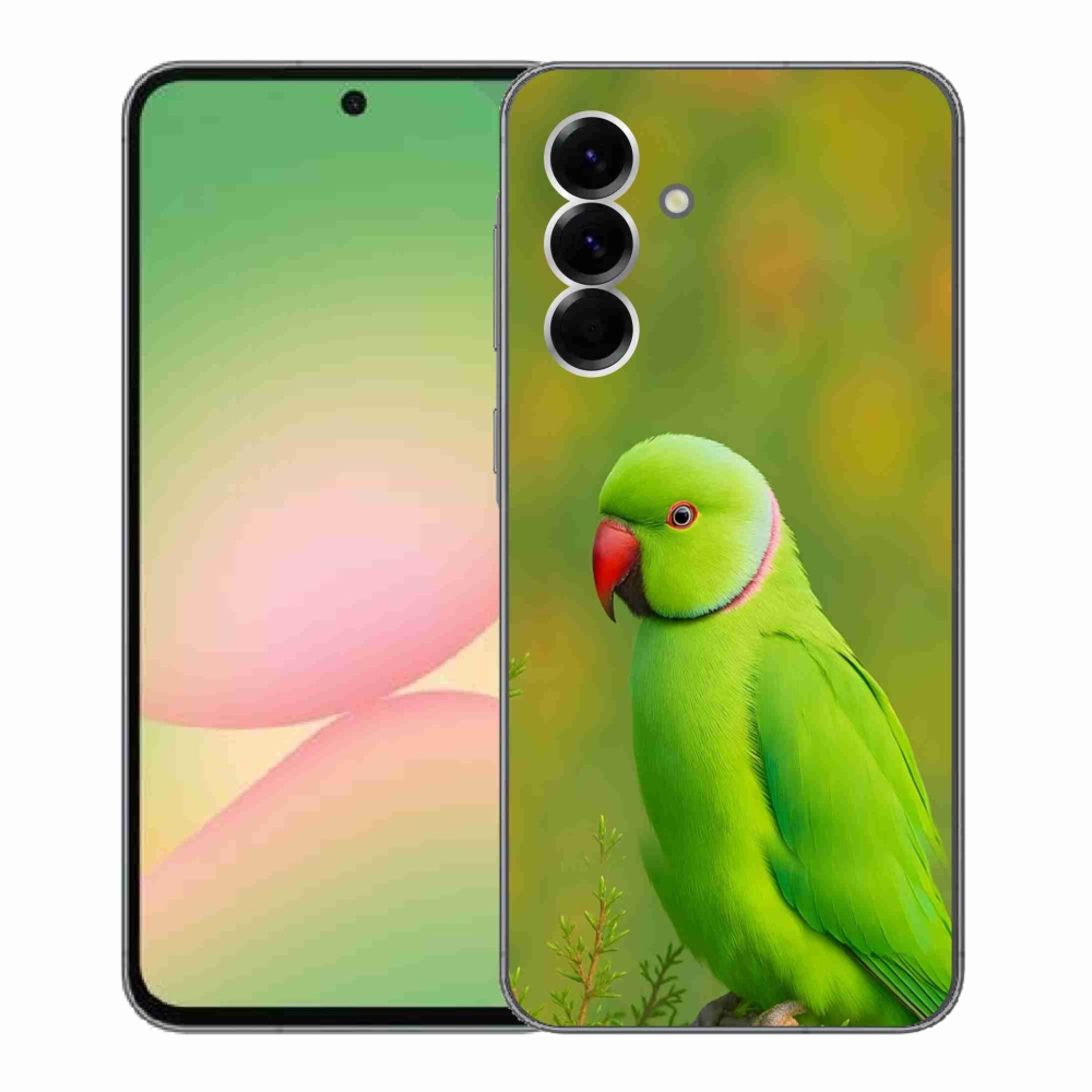 Gél borítás mmCase Samsung Galaxy A56 5G - papagáj alexandr 2