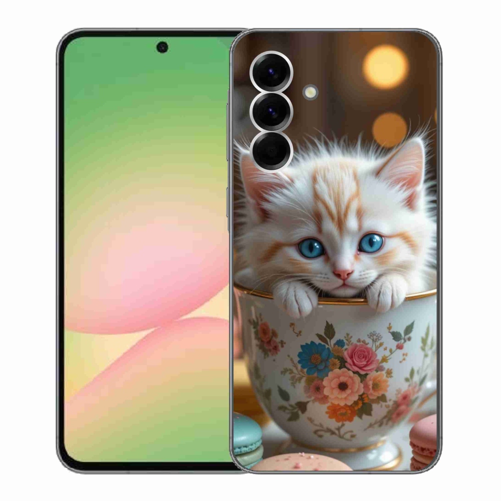 Gél borító mmCase Samsung Galaxy A56 5G - aranyos cica 6