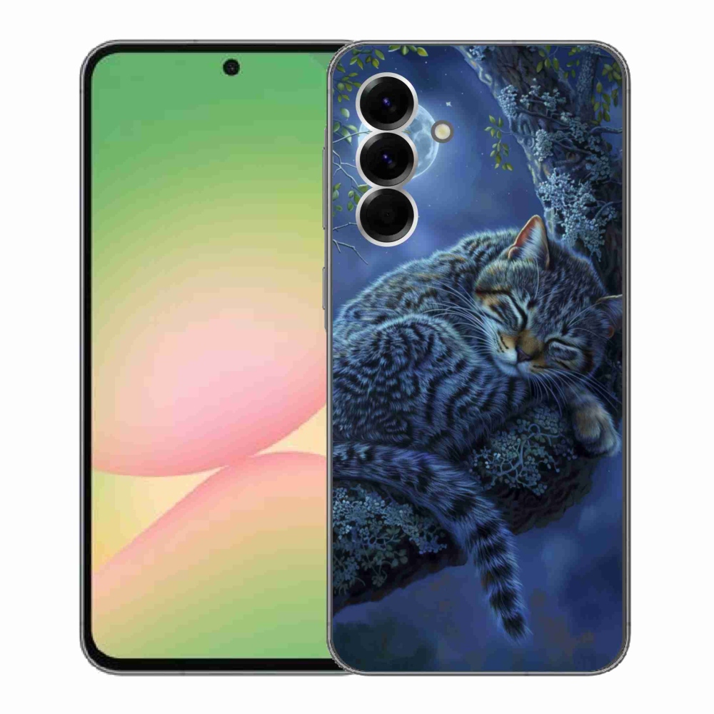 Gél borítás mmCase Samsung Galaxy A56 5G - alvó macska - Samsung Galaxy A56 5G számára