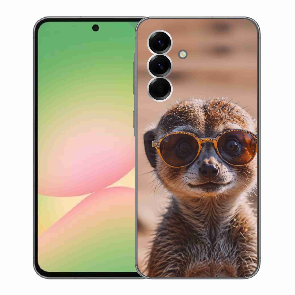 Gél borítás mmCase Samsung Galaxy A56 5G - stílusos surikata