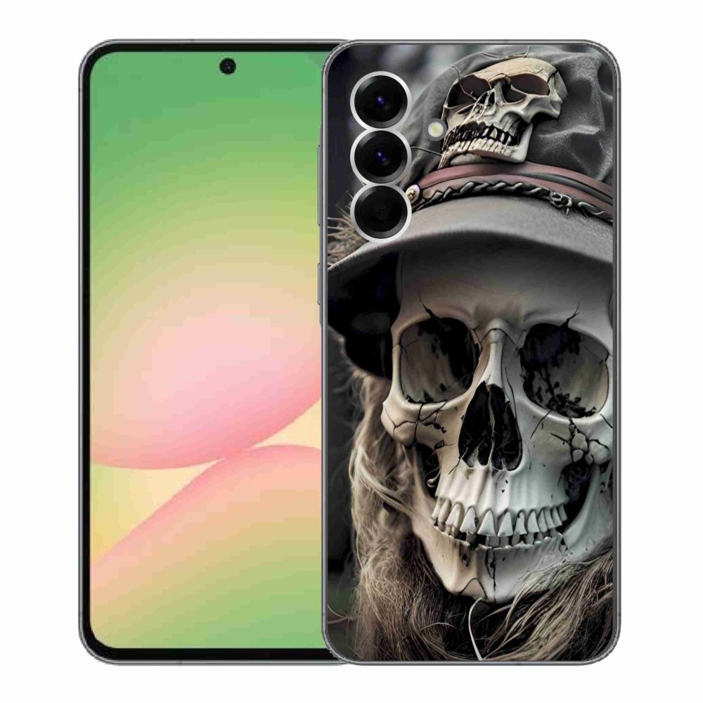 Zselés borítás mmCase Samsung Galaxy A56 5G - sötét koponya