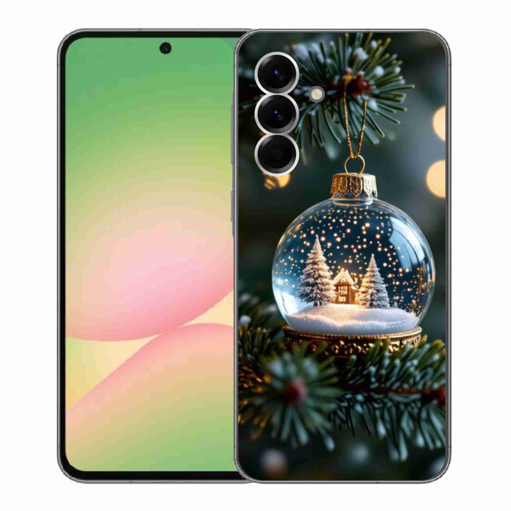 Gél borító mmCase Samsung Galaxy A56 5G - Karácsonyi gömbök 2