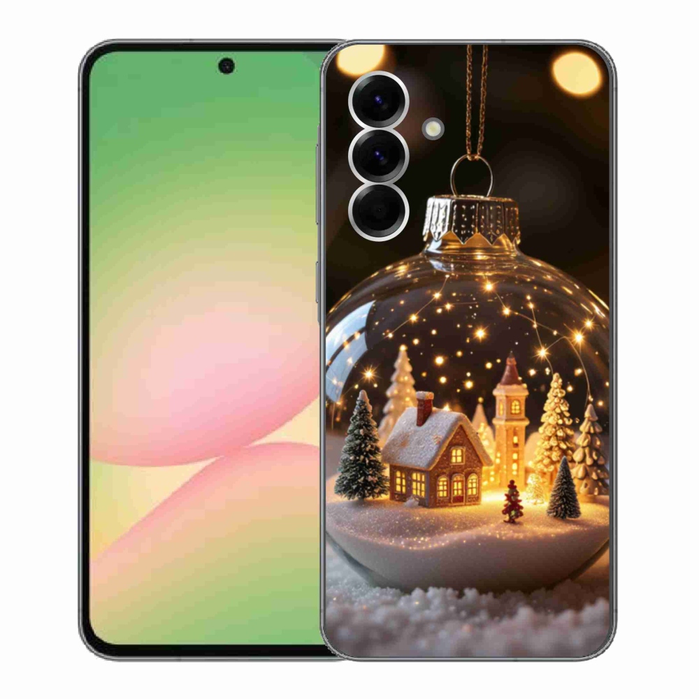 Gél borító mmCase Samsung Galaxy A56 5G - Karácsonyi gömbök 3