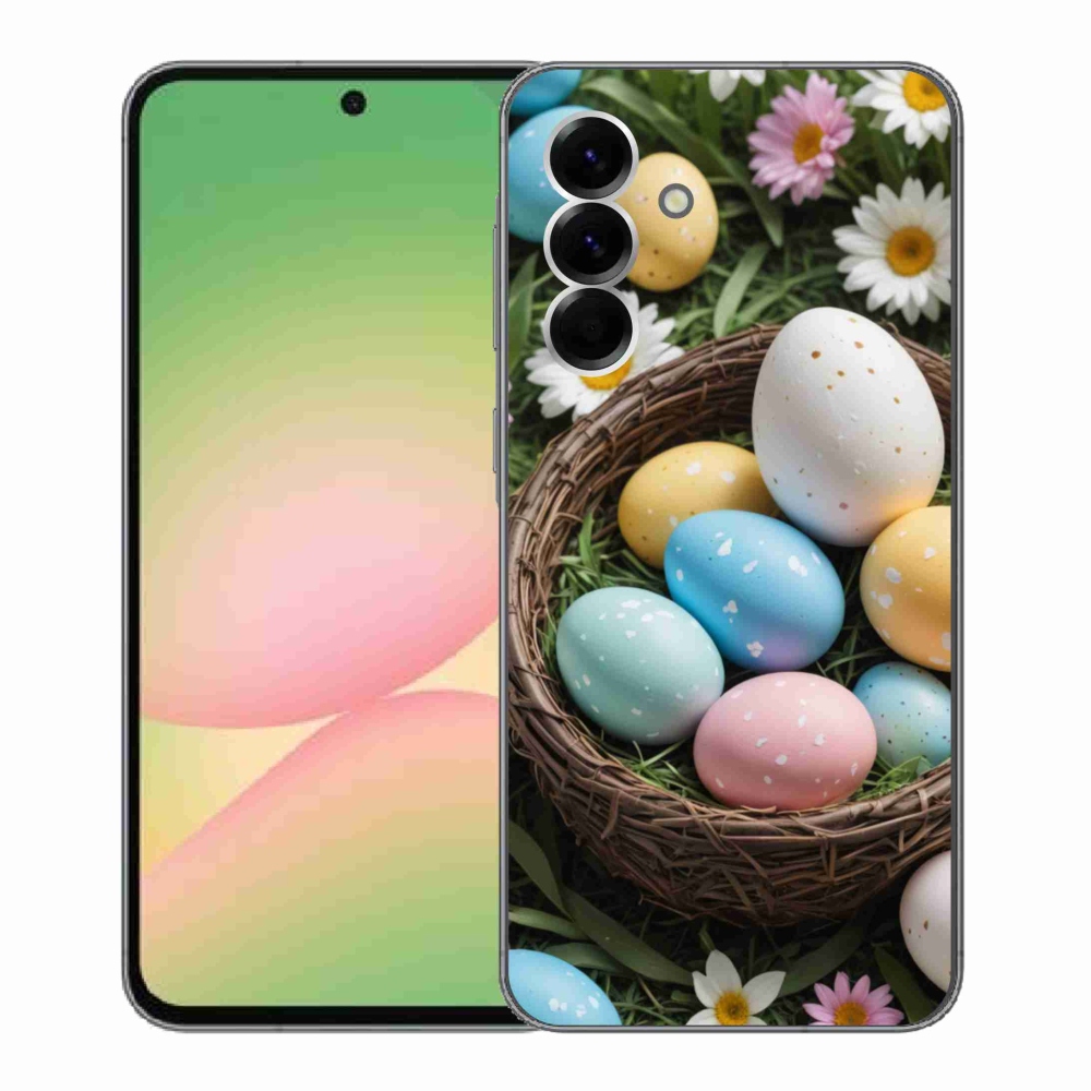 Zselés borítás mmCase Samsung Galaxy A56 5G - Húsvéti tojások 2