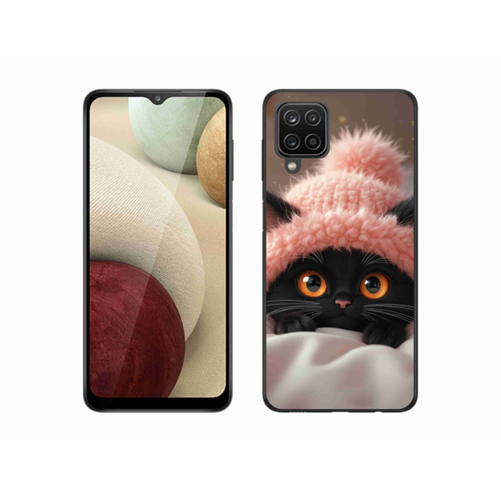 Gél borítás mmCase Samsung Galaxy M12 - aranyos cica 7