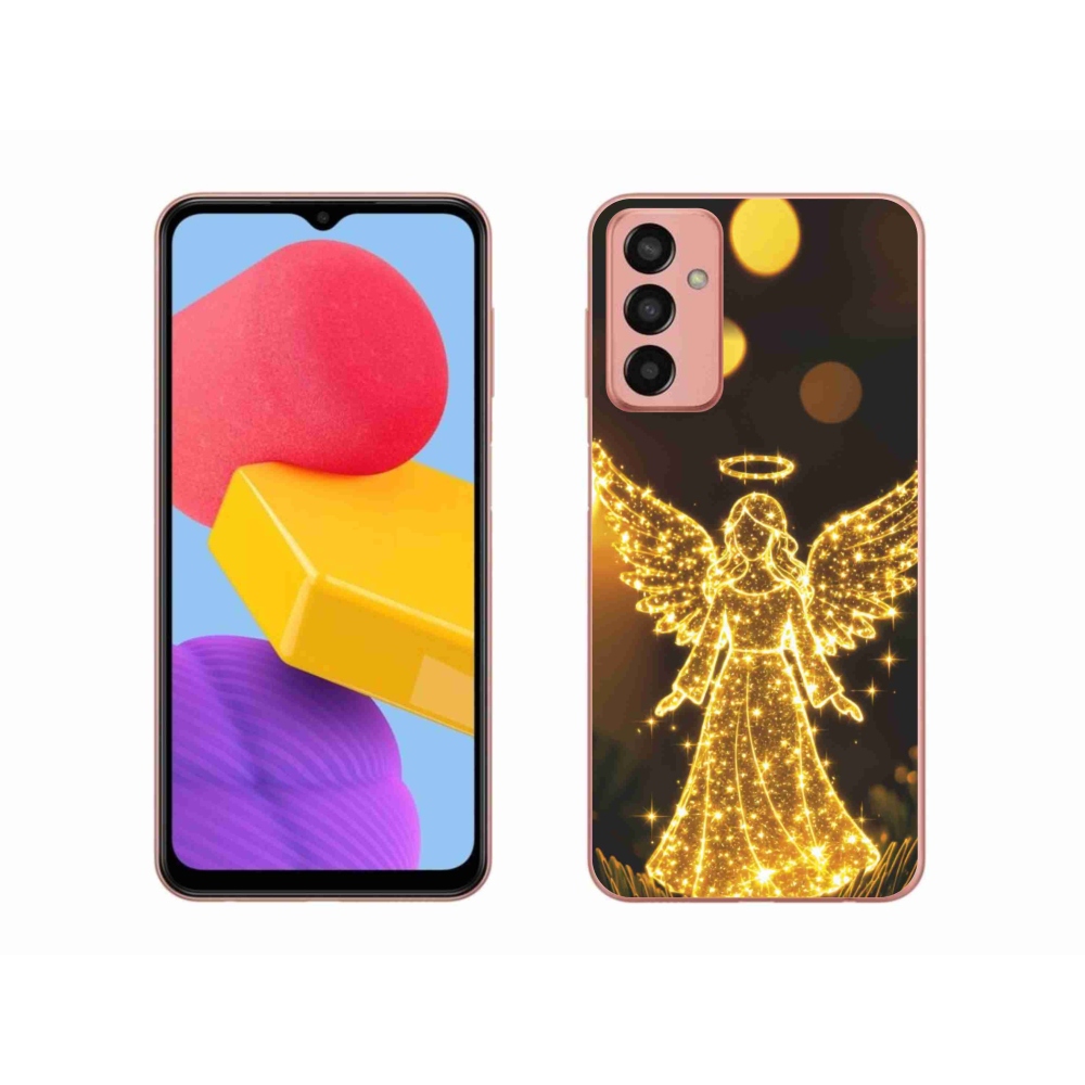 Zselés borítás mmCase Samsung Galaxy M13-hoz - angyalka
