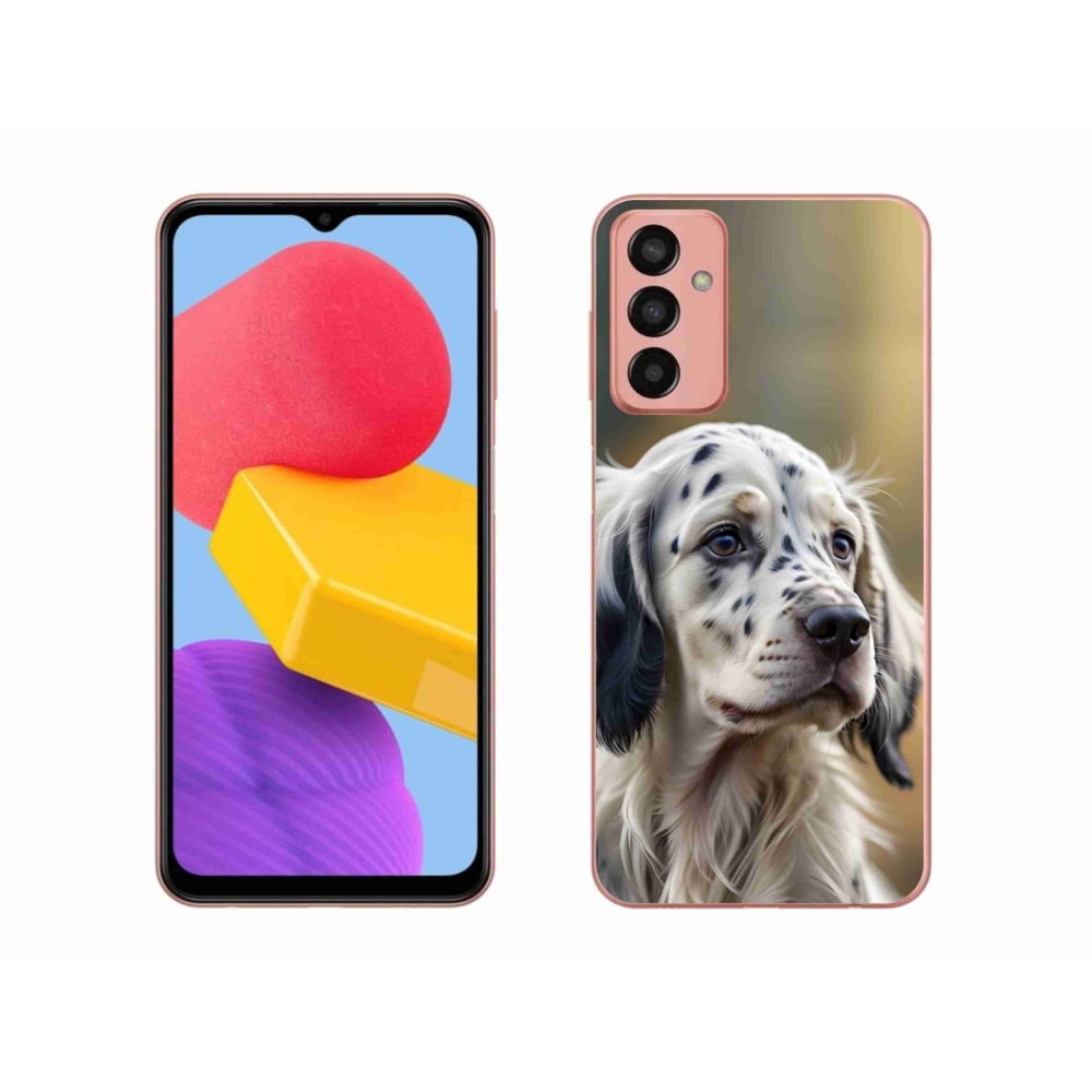 Gél borítás mmCase Samsung Galaxy M13 készülékhez - English Setter