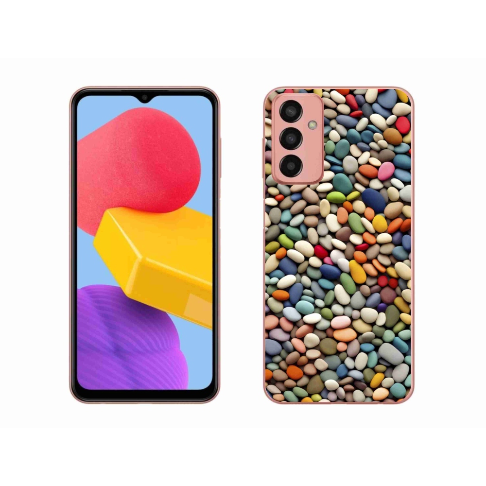 Gél borítás mmCase Samsung Galaxy M13 készülékhez - színes strasszkövek 2