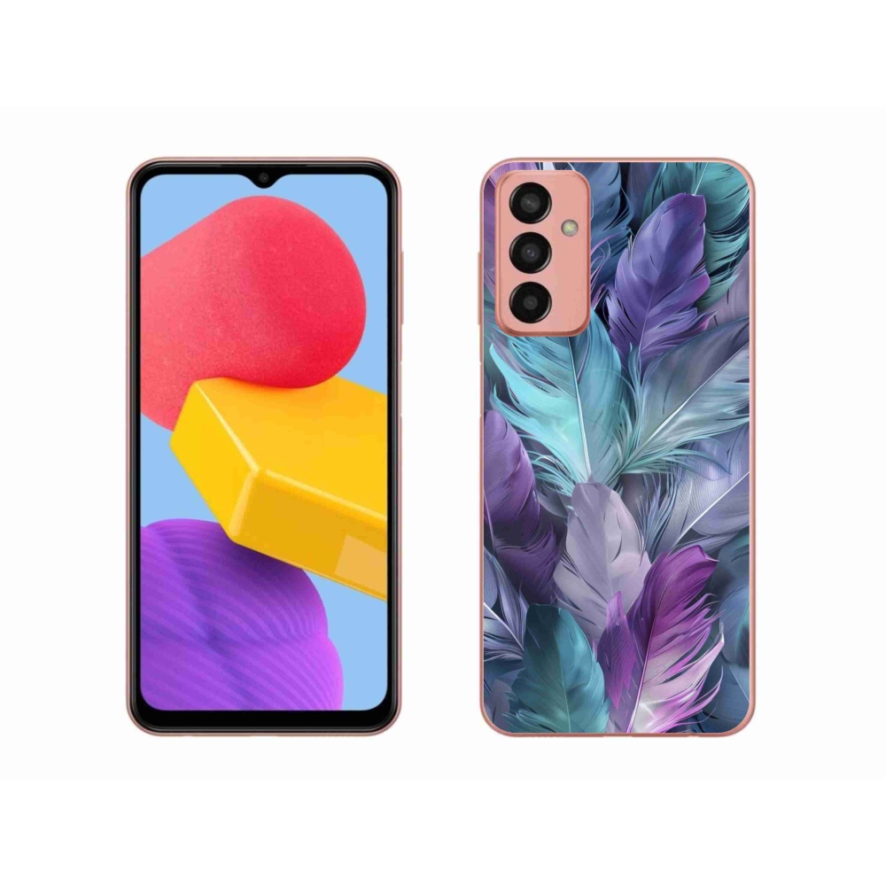Zselés borítás mmCase Samsung Galaxy M13 - színes toll 2