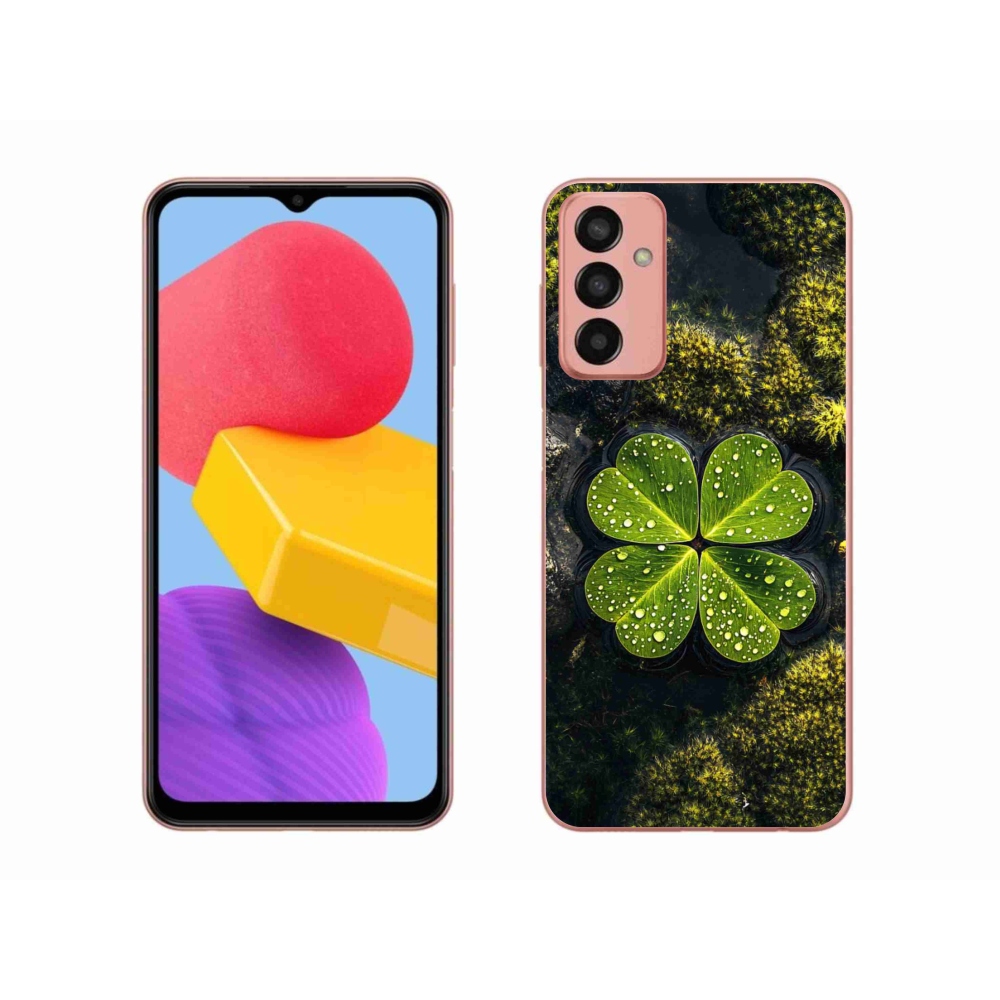 Gél borító mmCase Samsung Galaxy M13 készülékhez - négylevelű lóhere