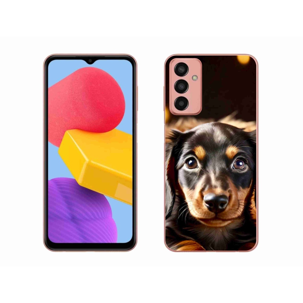 Zselés borítás mmCase Samsung Galaxy M13 készülékhez - tacskó