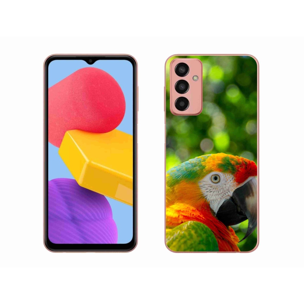 Gél borítás mmCase Samsung Galaxy M13 készülékhez - papagáj ara 3
