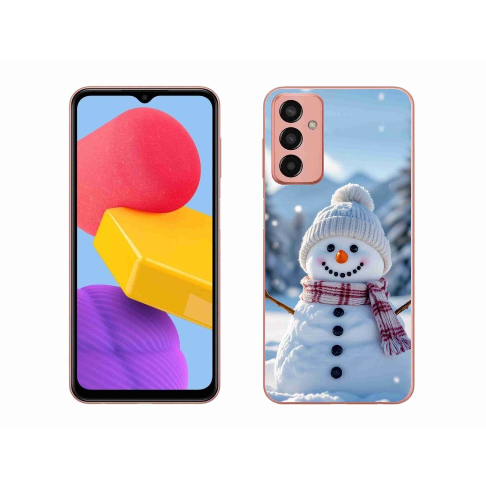 Gél borítás mmCase Samsung Galaxy M13 készülékhez - hóember 3