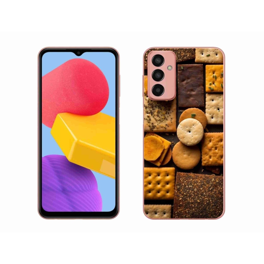 Zselés borítás mmCase Samsung Galaxy M13 készülékhez - kekszek